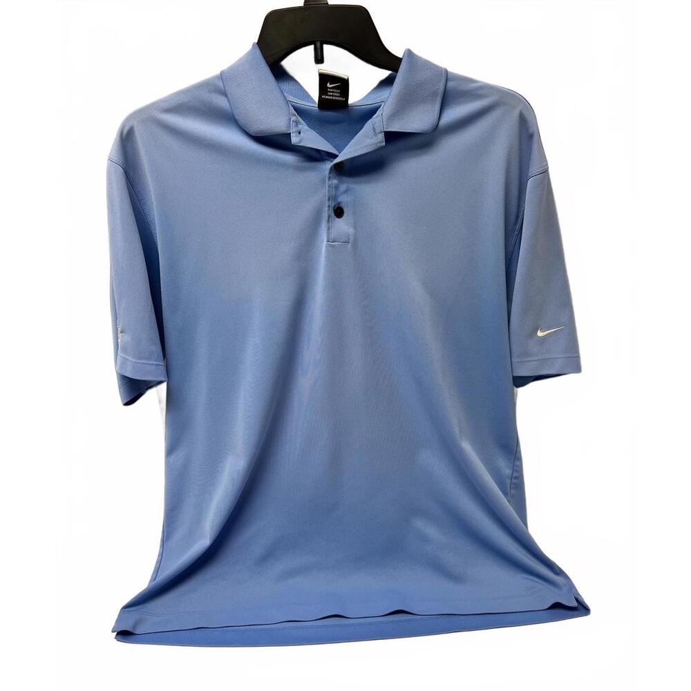 Nike FitDry Men’s Light Blue Polo Shirt- Size L